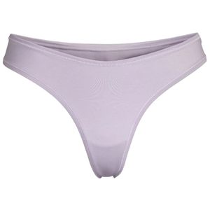 SKIMS cotton dipped thong in Iris mica